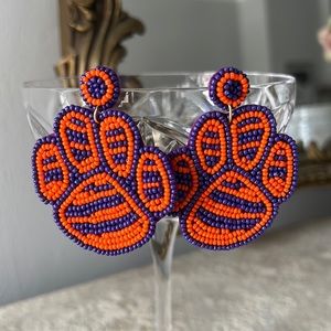 Clemson Tigers earrings 🐯